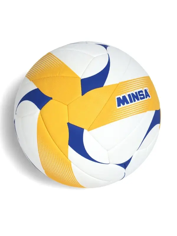 Мяч волейбольный Minsa VB500 DMS, р. 5 (18 панелей, машинная сшивка)