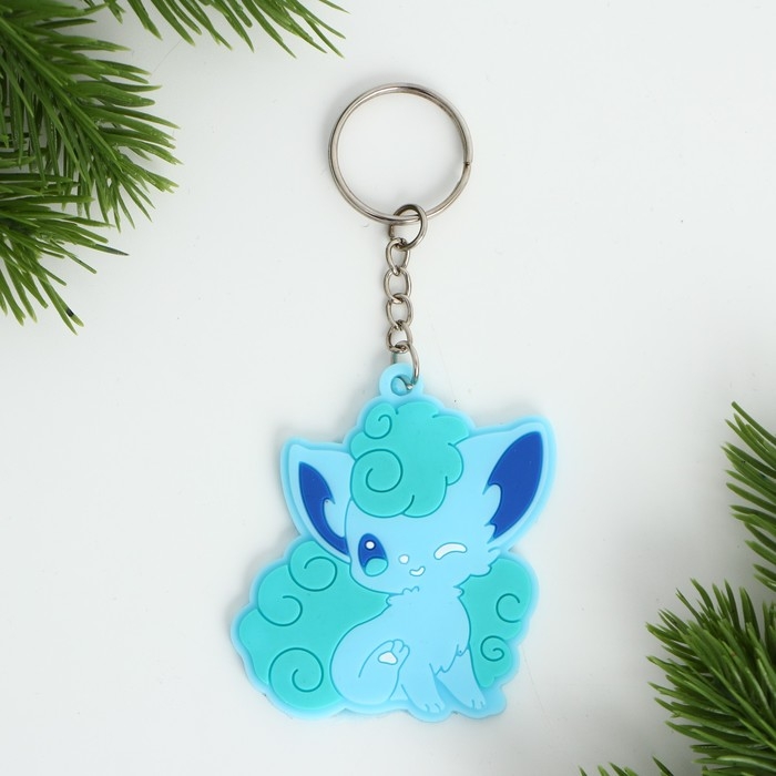 Брелок для ключей , резиновый, аниме &laquo;Лисенок Чиби&raquo;, 6,1 х 5,3 см