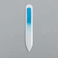 Пилка стеклянная для ногтей &laquo;Цветной градиент&raquo;, 14 см, в чехле, МИКС