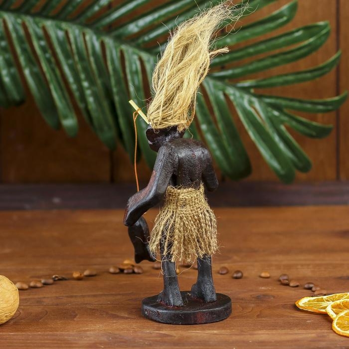 Сувенир &laquo;Абориген-рыбак&raquo;, 22 см, дерево