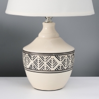 Настольная лампа с абажуром RISALUX &laquo;Аллоро&raquo;, Е14, 40 Вт, 22&times;22&times;35 см