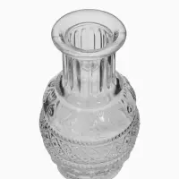 Ваза настольная стекло "Миниатюра" (набор 12 шт) 8-13 см, прозрачный