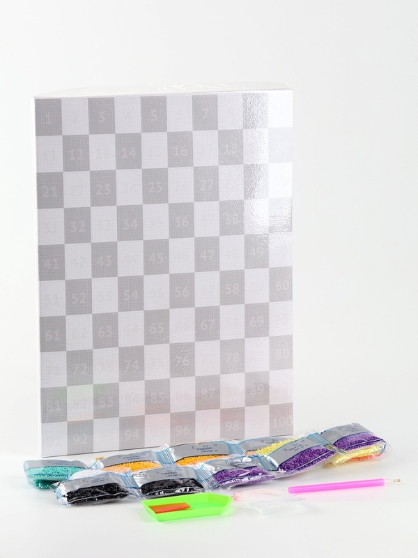 Алмазная мозаика по фото с полным заполнением &laquo;Pop Art&raquo;, на холсте с подрамником, 30 х 40 см