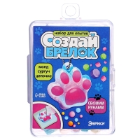 Набор для опытов &laquo;Создай брелок&raquo;, кошачья лапка из сургуча своими руками