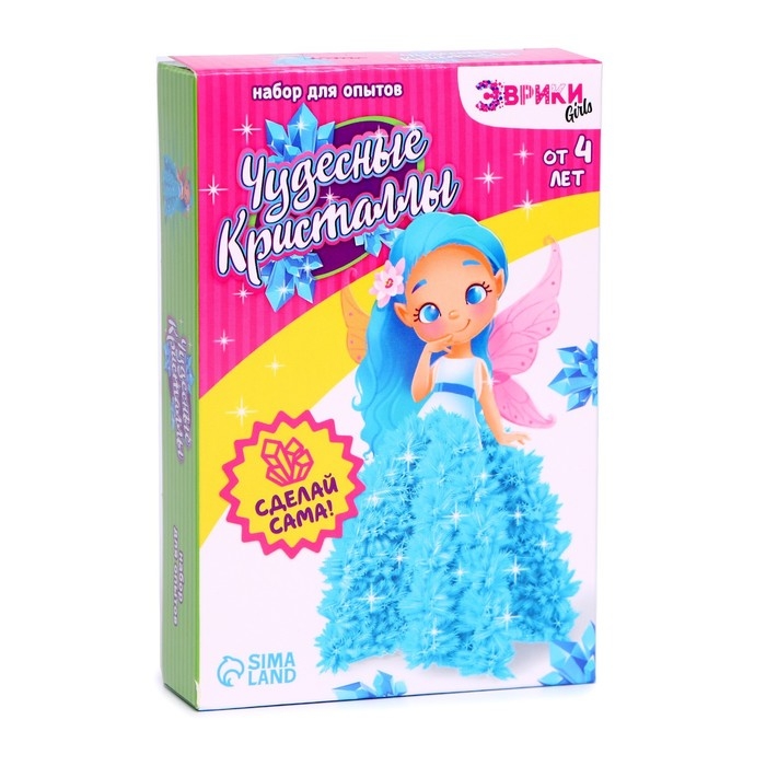 Выращивание кристалла &laquo;Чудесные. Фея&raquo;, набор для опытов