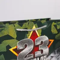 Пакет подарочный ламинированный, упаковка, &laquo;Танки&raquo;, L 31 х 40 х 11.5 см