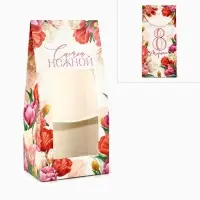 Коробка складная &laquo;8 Марта&raquo;, 9 х 19 х 6 см