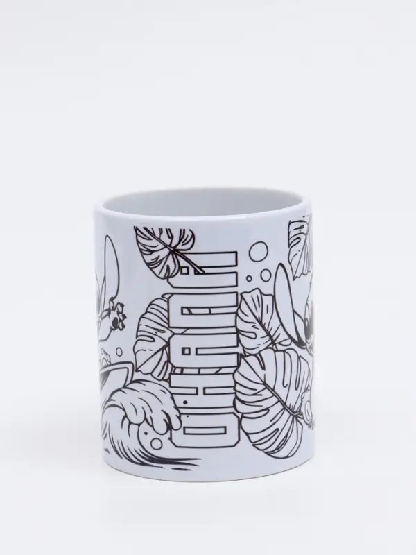 Набор кружка под раскраску "Гавайские приключения"