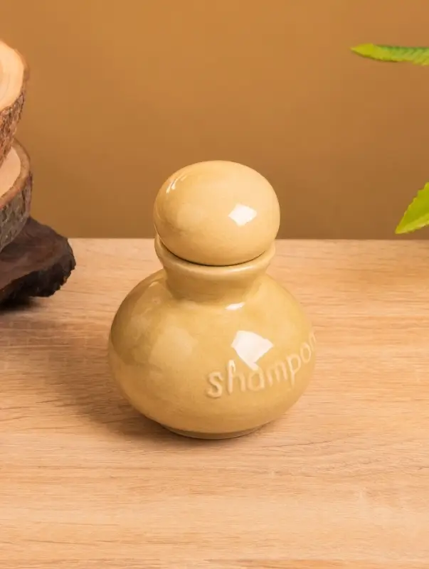 Сосуд для масла, 8.5&times;8.5&times;11 см, керамика, бежевый