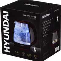 Чайник HYK-G1002 1.7л. 2200Вт бордовый