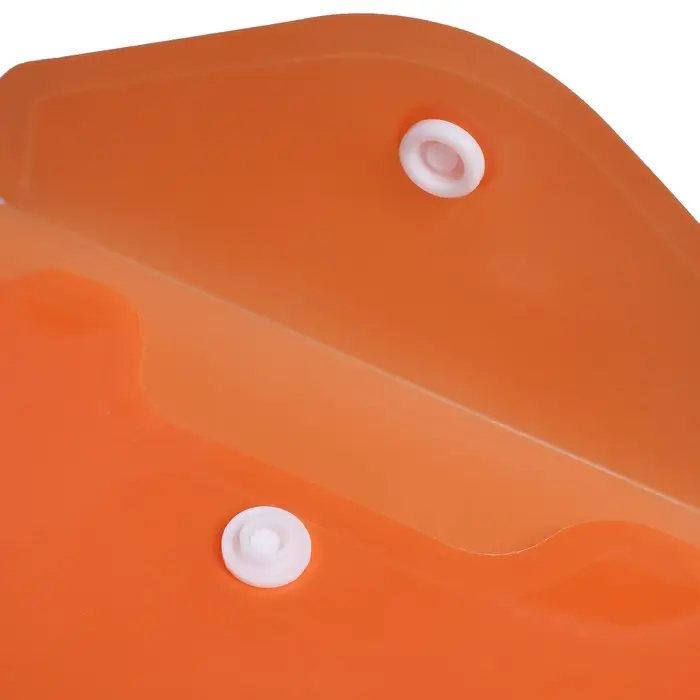 Папка-конверт на кнопке, А7, 180 мкм, Calligrata рифлёная, флуоресцентная, МИКС