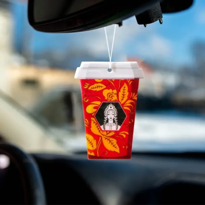 Ароматизатор подвесной Grand Caratt Стаканчик, Капучино, картонный