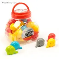 Точилка с контейнером &laquo;Слоник&raquo;, МИКС