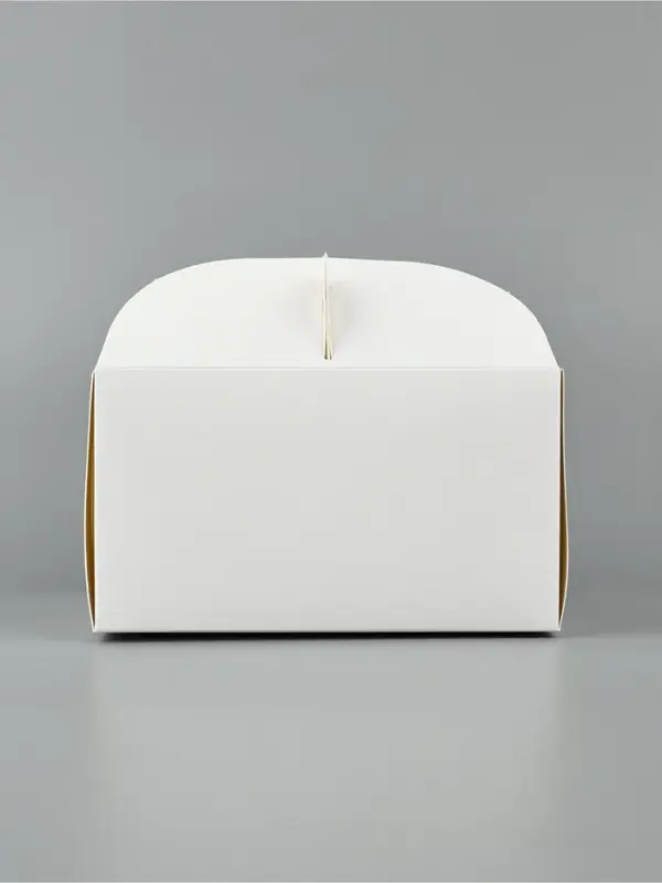 Упаковка для кондитерских изделий, под бенто - торт &laquo;Белая&raquo;, 14&times;14&times;8 см