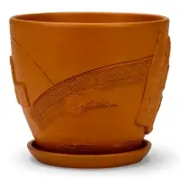 Набор горшков цветочный поддоном 4 шт 0,6 / 1,4 / 2,5 / 5 л керамика терр-т Галандия