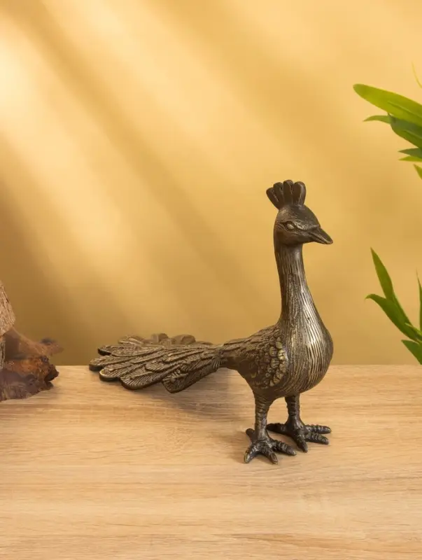 Сувенир &laquo;Павлин&raquo;, 28&times;12&times;21 см, алюминий