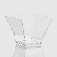 Форма пластиковая одноразовая для фуршета &laquo;Пагода&raquo;, 90 мл, прозрачная