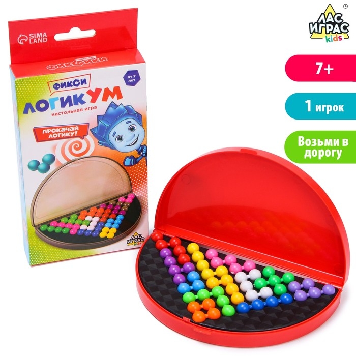 Настольная игра-головоломка на логику &laquo;ЛогикУМ&raquo;, 105 заданий, Фиксики