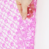 Коврик противоскользящий в ванну на присосках Доляна &laquo;Капли воды&raquo;, 36&times;65 см, цвет МИКС