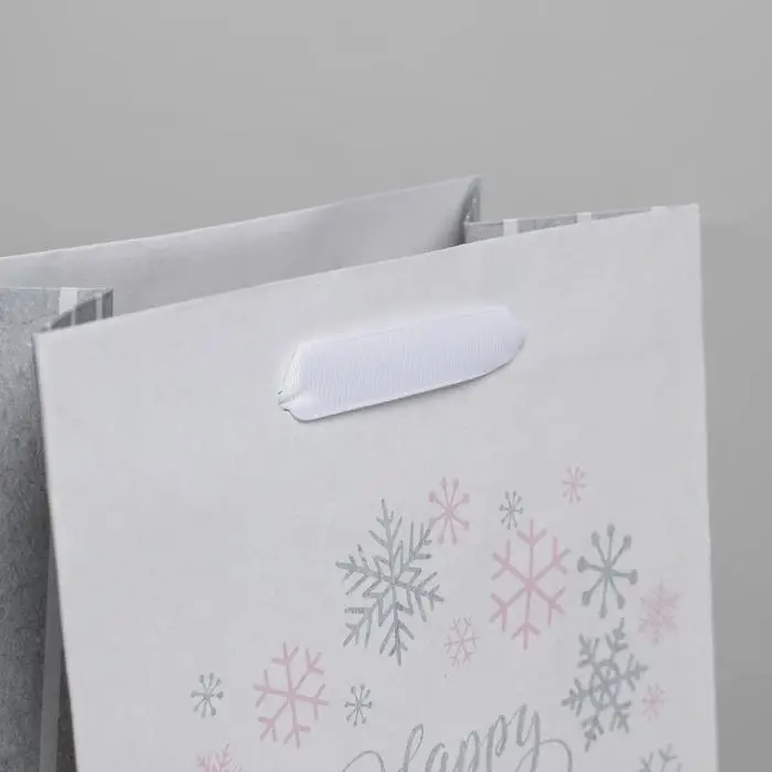 Пакет подарочный новогодний крафтовый &laquo;Happy new year!&raquo;, 12 х 15 х 5.5 см
