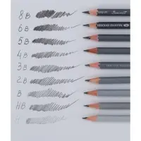 Набор карандашей чернографитных ЗХК "Сонет", 6 штук, 6B
