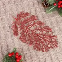 Декор блеск &laquo;Листья&raquo;, h=30 см, МИКС