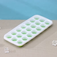 Форма для льда и шоколада с крышкой Доляна, 26&times;12&times;2,5 см, 21 ячейка (3&times;3&times;2 см), цвет МИКС