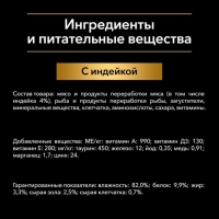 Влажный корм PRO PLAN для стерилизованных кошек, индейка в желе, пауч, 85 г
