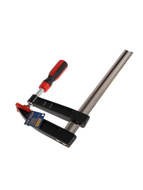 Струбцина F-образная усиленная ТУНДРА, тавровый профиль, 2К рукоятка, 300 х 120 х 390 мм