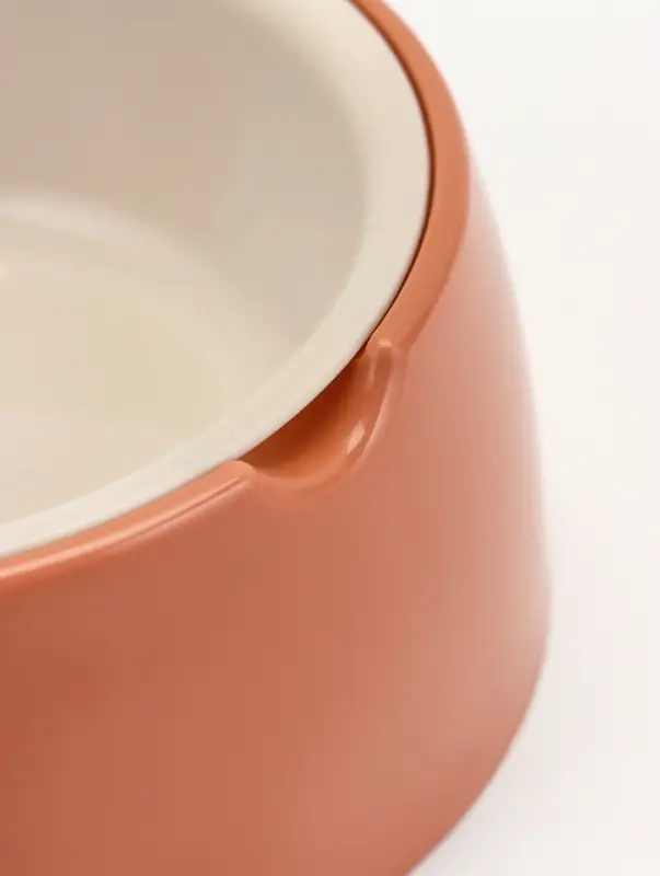 Лего-миска ALTA для животных с наклоном 0,3л КИРПИЧНАЯ