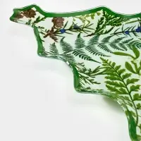 Блюдо сервировочное ёлочка "Еловые ветки" 24,5х24,7х2 см