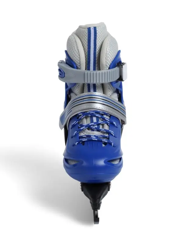 Коньки детские раздвижные BlackAqua, р. 26-29, для фитнеса, синие