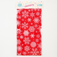 Скатерть &laquo;Снежинки&raquo;, 137х274 см.