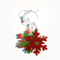 Набор ёлочных украшений "Снежинки" 5 шт