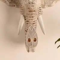 Сувенир дерево "Голова слона" 28х26х10,5 см