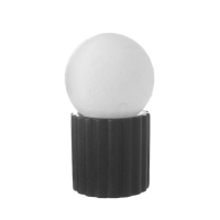 Лампа настольная "Луна"LED 1х40Вт Е27 черный 11х11х21см