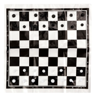 Шахматы 22 х 22 см, король h-2.1 см, d-0.9 см, фигуры пластик