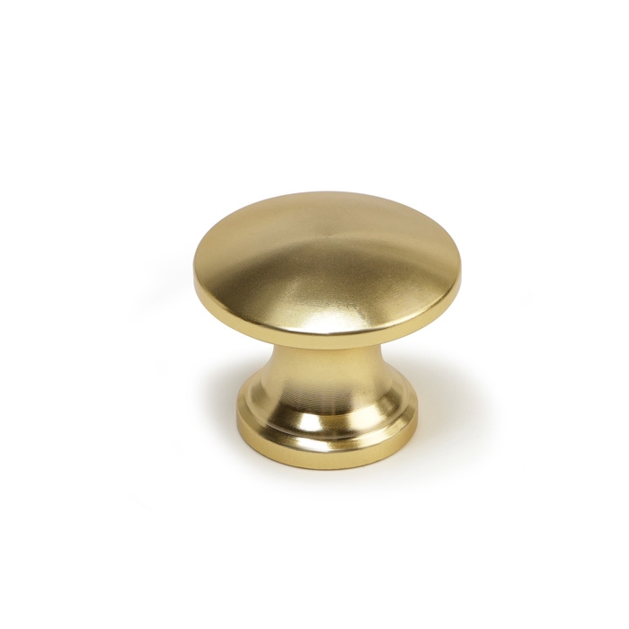 Ручка-кнопка CAPPIO RK148, d=24 мм, цвет сатиновое золото, 8 шт.