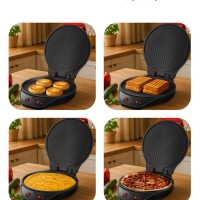 Пиццамейкер электрический КТ-4650 - 28,5 см - 1200 Вт