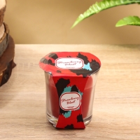 Свеча ароматическая "Candle" 100 гр, клубничный взрыв