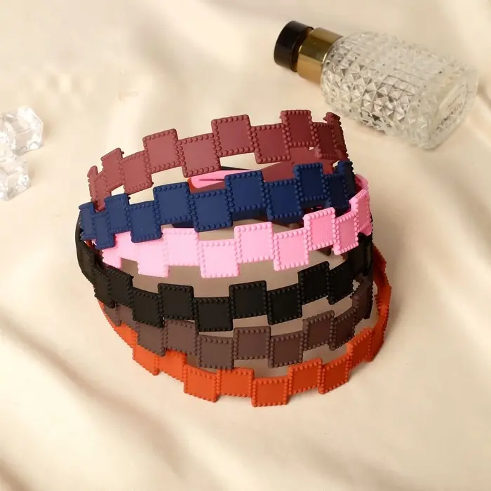 Ободок для волос &laquo;Эмили&raquo;, квадратики, 2.3 см, МИКС