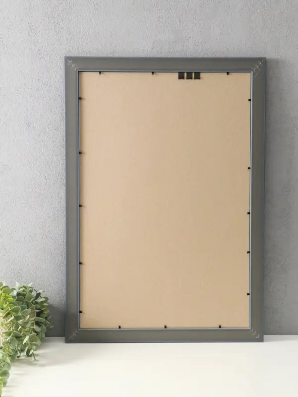 Фоторамка для фото 40х60 см "Luxe Elegance" пластик, чёрный, (пластик экран)