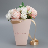 Переноска для цветов на лентах &laquo;Расцветай&raquo;, 17 х 25 х 9 см