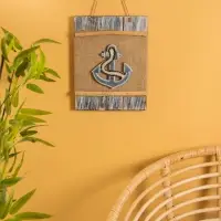 Панно плетёное &laquo;Якорь&raquo;, 25&times;4&times;55 см