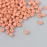 Бисер стекло 6/0 "Абрикосовый лёд" 15 гр