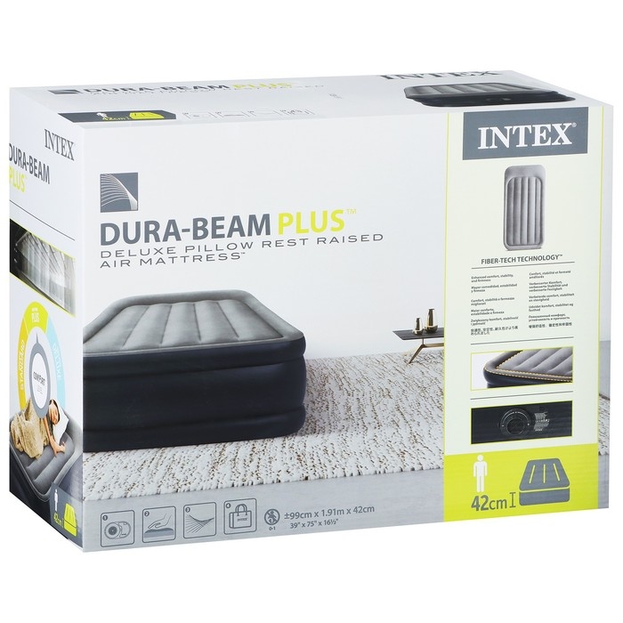 Кровать надувная DELUXE PILLOW REST RAISED BED 99 х 191 х 42 см 64132ND