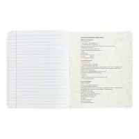 Тетрадь предметная Calligrata TOP "Абстракция", 48 листов в линию Русский язык, со справочным материалом, обложка мелованный картон, голографическая ламинация, блок офсет