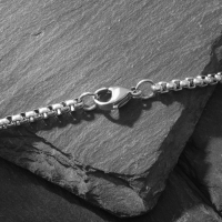 Кулон &laquo;Дракон&raquo; хищник, цвет чернёное серебро, 70 см