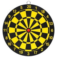 Дартс, мишень диаметром 22 см, 2 дротика