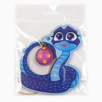 Ёлочная игрушка новогодняя &laquo;Змейка&raquo;, на Новый год, 8,5 х 9,6 см